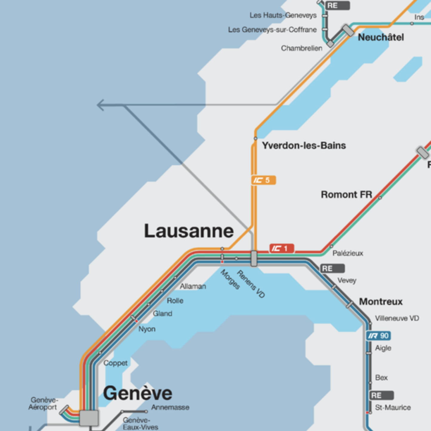 Rail 2050 : les Chambres fédérales lancent un message positif pour la ligne du Pied-du-Jura