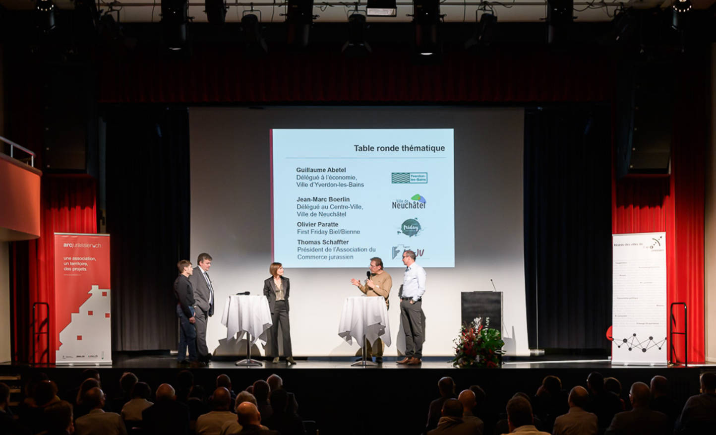 Guillaume ABETEL, Jean-Marc BOERLIN, Olivier PARATTE, Thomas SCHAFFTER & Nathalie RANDIN / Lieu : Bienne - Berne - Suisse / Droits d'utilisation uniquement pour ARC JURASSIEN