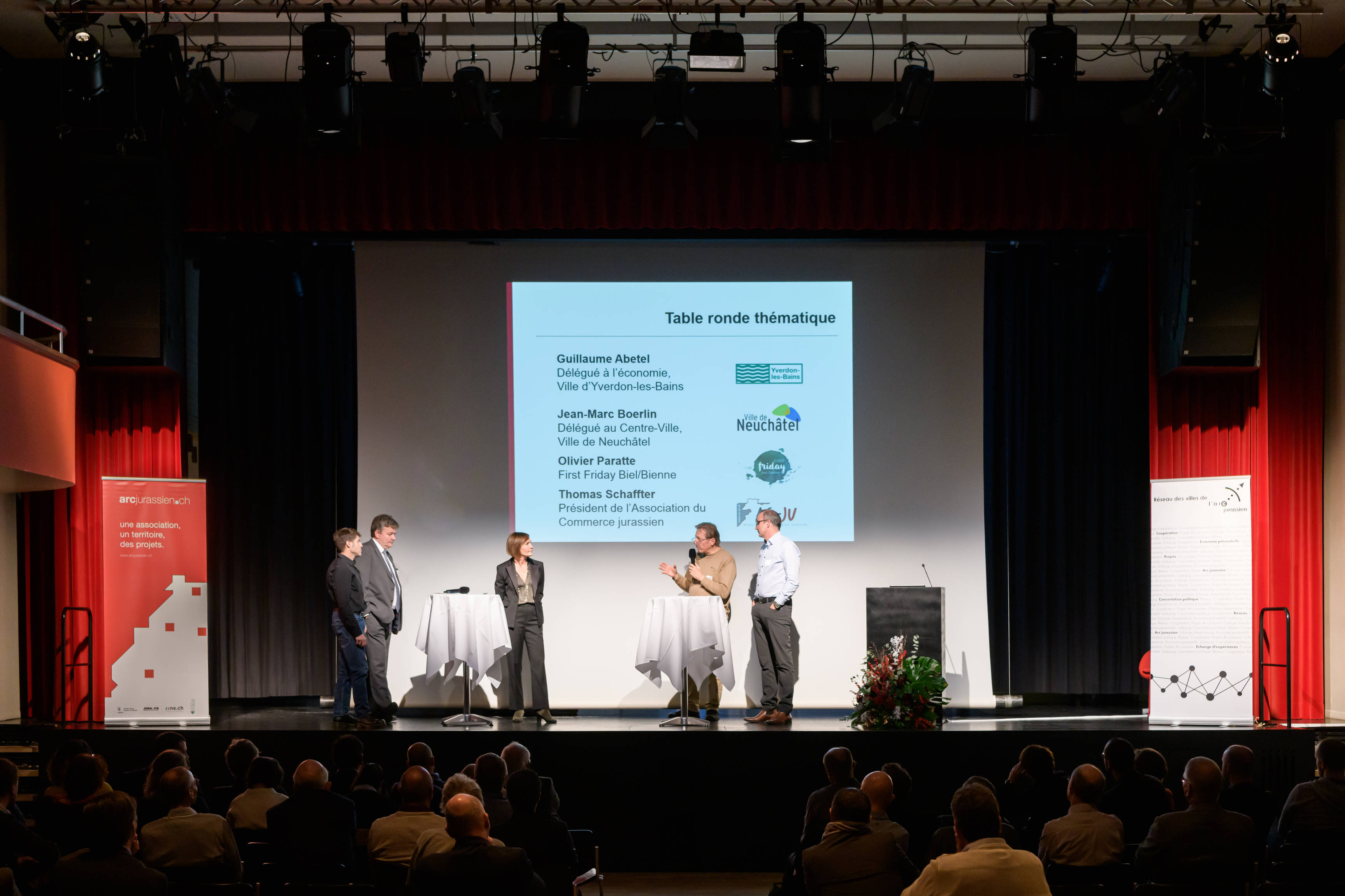 Guillaume ABETEL, Jean-Marc BOERLIN, Olivier PARATTE, Thomas SCHAFFTER & Nathalie RANDIN / Lieu : Bienne - Berne - Suisse / Droits d'utilisation uniquement pour arcjurassien.ch